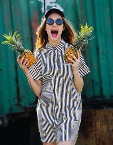 吃瓜女孩头像清新,少女头像下的甜蜜诱惑